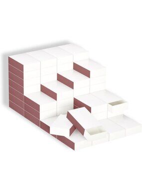 60pcs Empty Matchboxes for Crafts | DIY Wedding & Party Favor | Small White